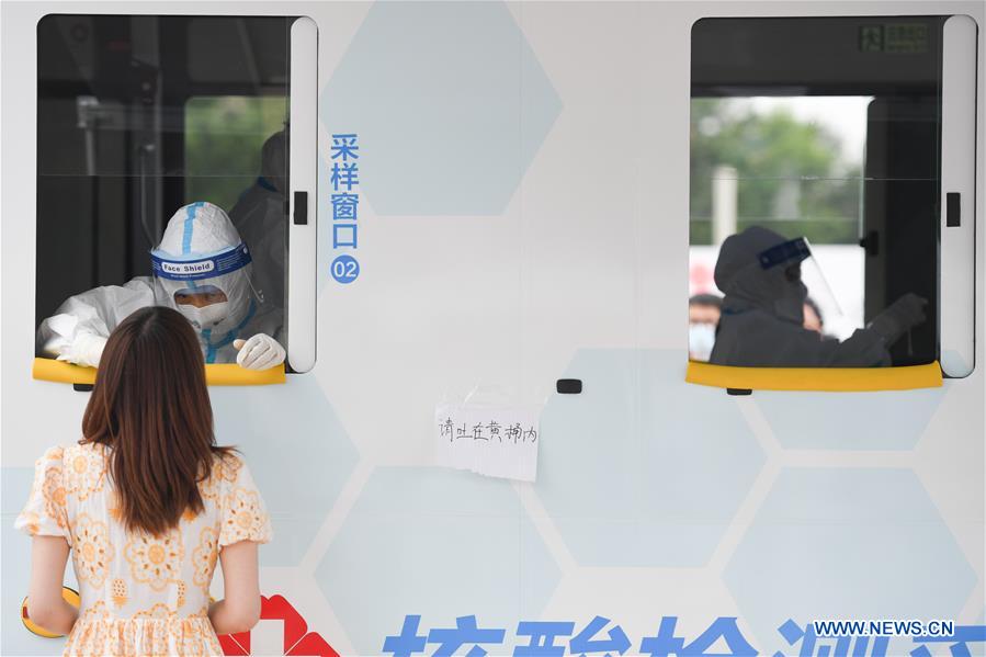 Véhicule de dépistage mobile à Beijing