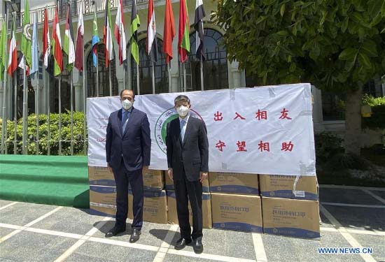 La Chine fait don d'une aide médicale contre le COVID-19 à la Ligue arabe
