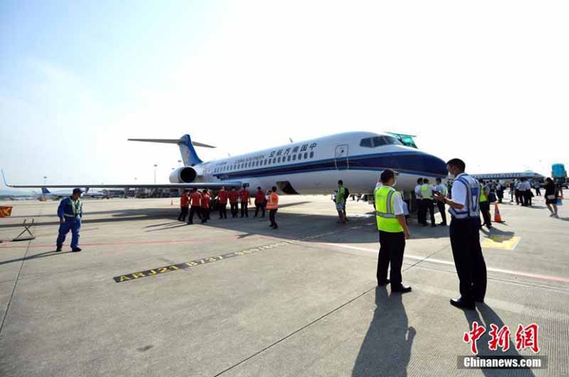 Premier vol réussi pour le biréacteur ARJ21 de China Southern