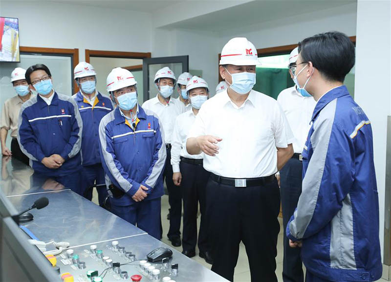 Xi Jinping inspecte un parc écologique et une aciérie dans l'Anhui