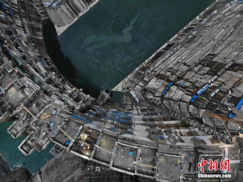 La deuxième plus grande centrale hydroélectrique du monde en cours de construction dans le sud-ouest de la Chine