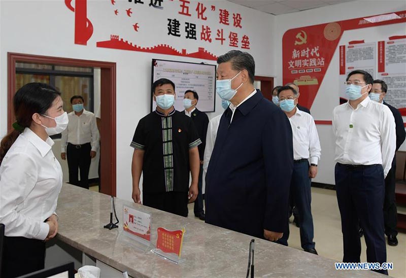 Inspection de Xi Jinping dans la province centrale du Hunan