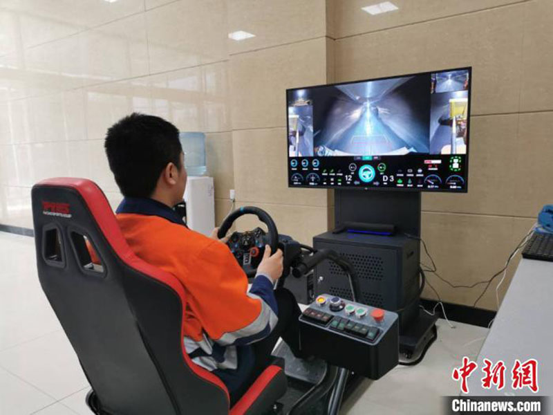 Gansu : un camion minier autonome 5G dans un puits de mine à 1 000 mètres de profondeur