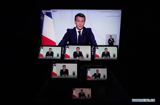 Le président français annonce un reconfinement national jusqu'au premier décembre