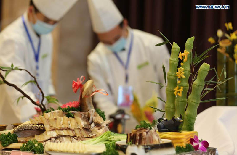 Une compétition de cuisine à Linyi, dans la province du Shandong