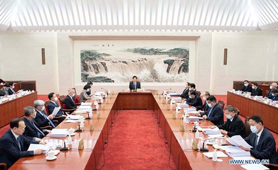 L'organe législatif suprême chinois convoquera une session du comité permanent