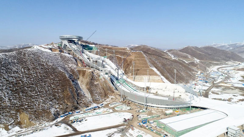 L'innovation technique a beaucoup contribué à la construction des sites des Jeux Olympiques d'hiver de Beijing