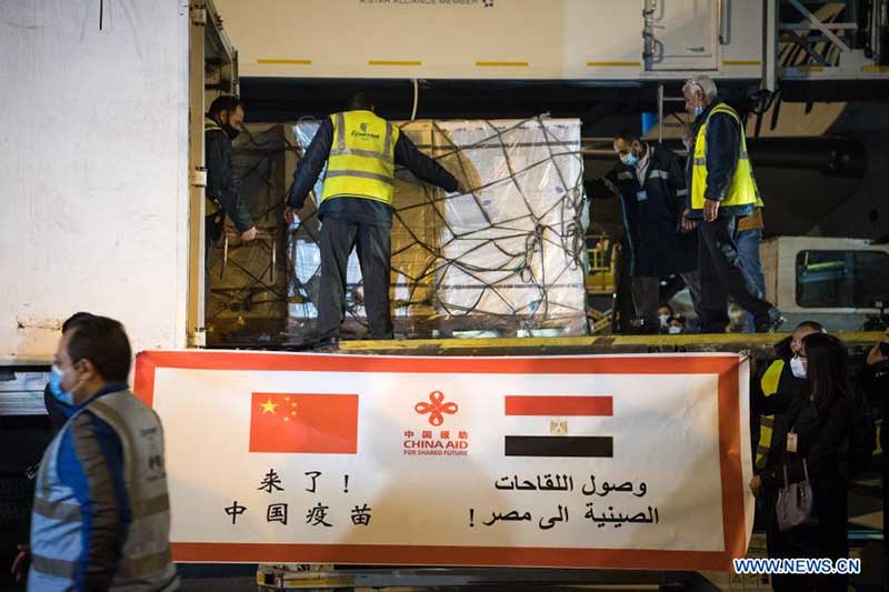 (COVID-19) L'Egypte et la Ligue arabe reçoivent leur premier lot de vaccins fournis par la Chine