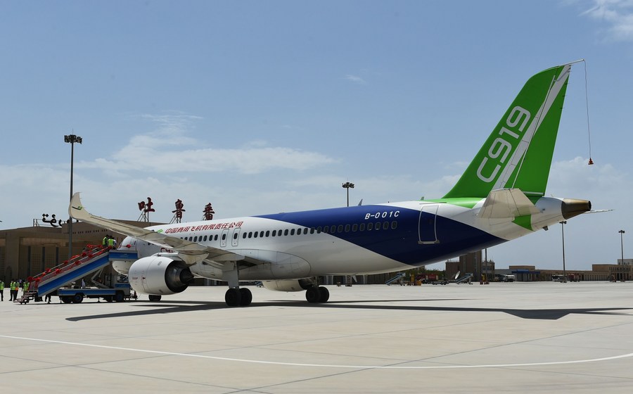 Chine : premier contrat d'achat d'avions C919 par la compagnie China Eastern Airlines