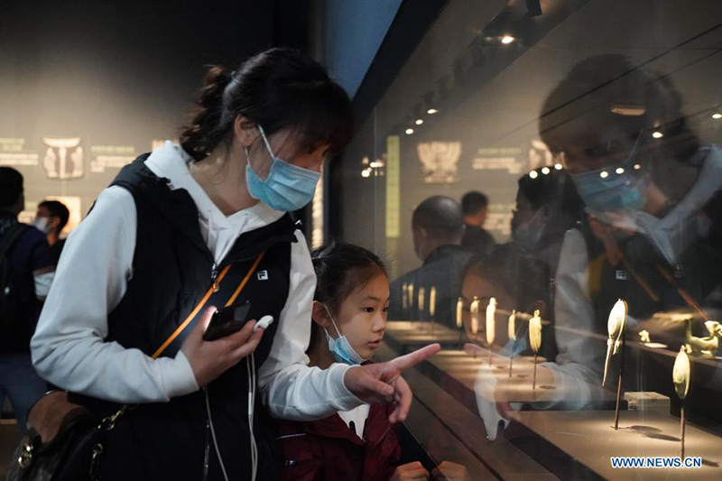 Chine : visite au musée de Sanxingdui au Sichuan (sud-ouest)