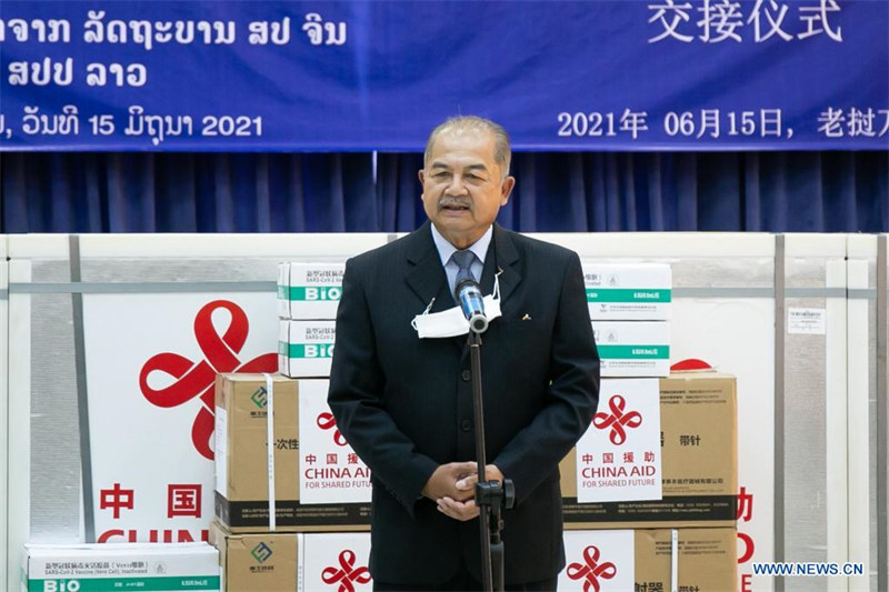 Les vaccins chinois font la preuve de leur innocuité et de leur efficacité, selon le vice-Premier ministre laotien