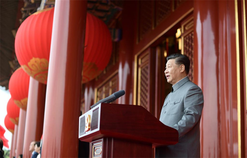 Xi Jinping prononce un discours à la cérémonie marquant le centenaire du PCC