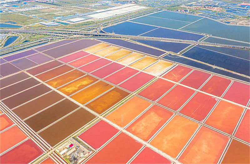 En photos : le salin coloré de Tianjin