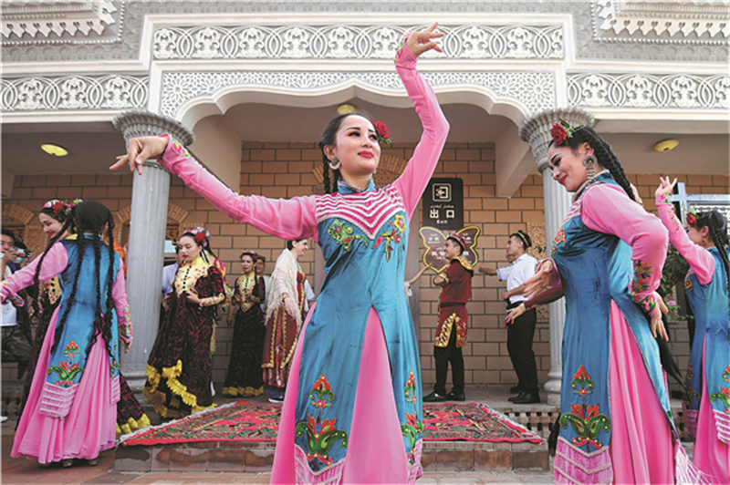 Le sud du Xinjiang, un endroit attirant en été
