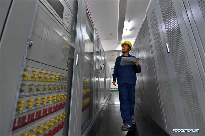 Chine : centrale photovoltaïque à Datong au Shanxi