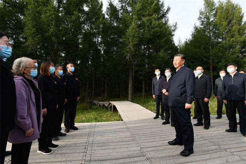 Xi Focus : Xi Jinping souligne l'importance de développer l'économie verte et de favoriser le progrès écologique