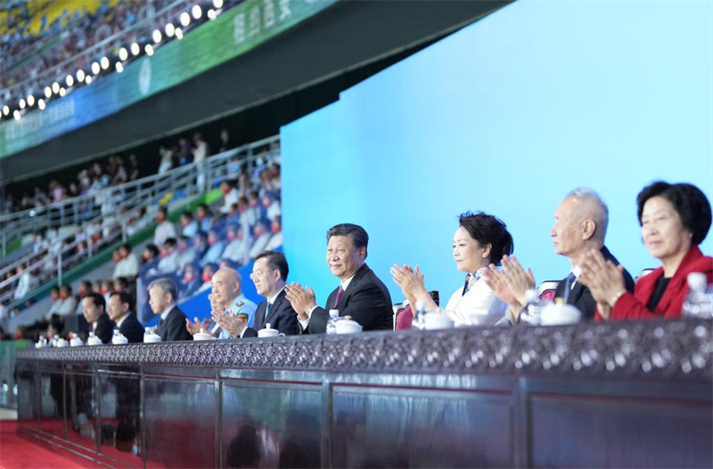 Le président chinois Xi Jinping déclare ouverte la 14e édition des Jeux nationaux de Chine