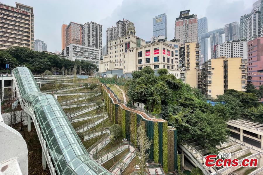 Chongqing : un sentier piétonnier qui ressemble à un serpent