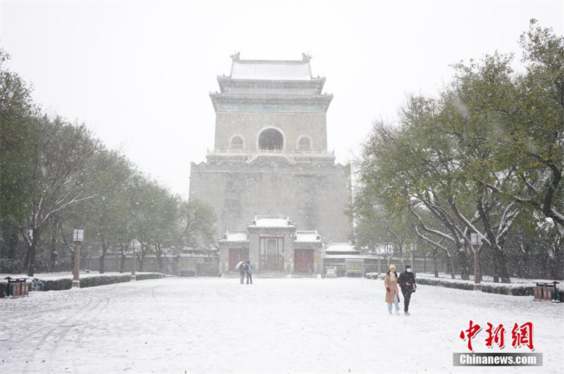 Premières neiges de l'hiver à Beijing pour le « Début de l'Hiver »