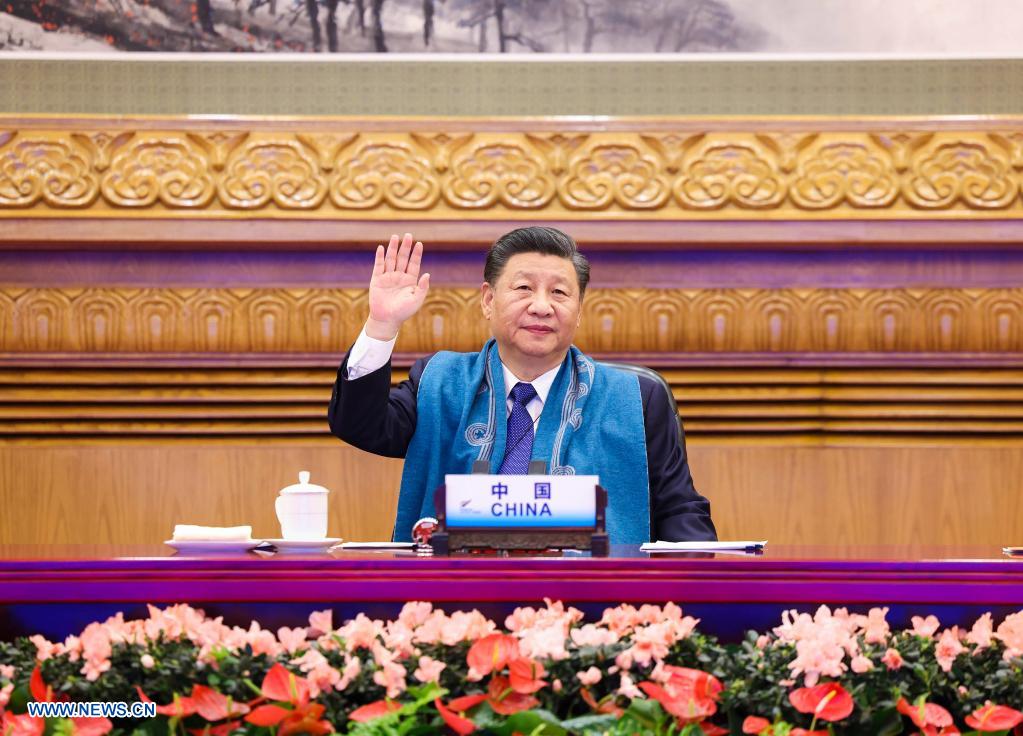 Xi Jinping assiste à la réunion des dirigeants des économies de l'APEC par liaison vidéo