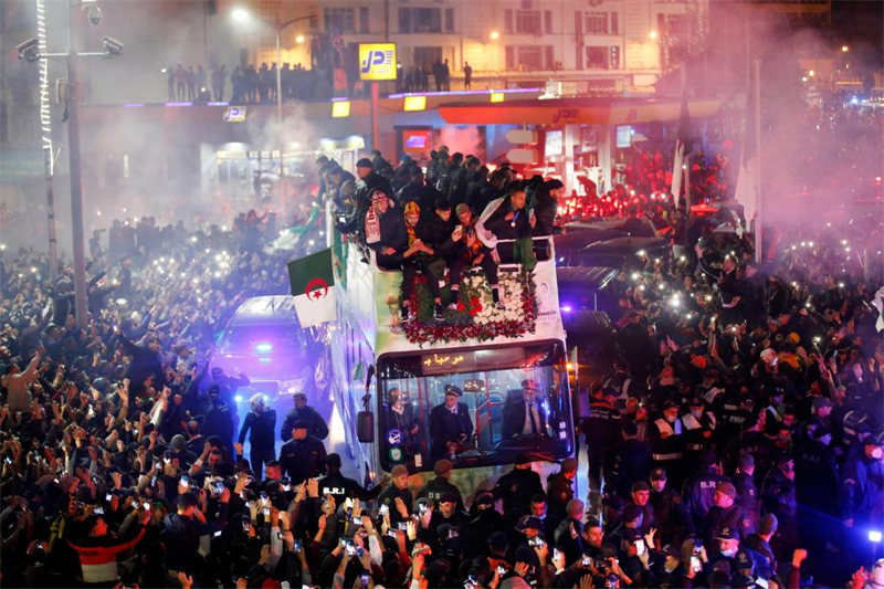 Algérie : célébrations à Alger pour la Coupe arabe