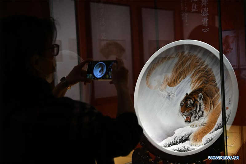 Chine : exposition festive pour l'année du Tigre