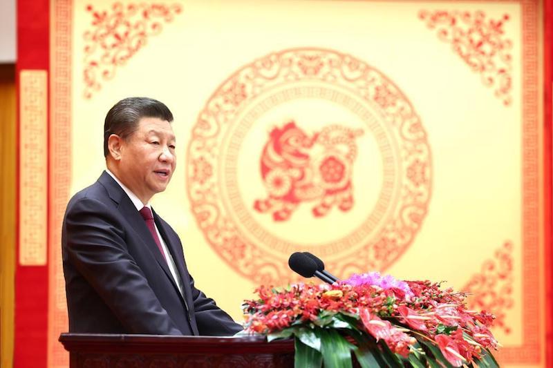 Xi Jinping adresse ses vœux  de la fête du Printemps à tous les Chinois