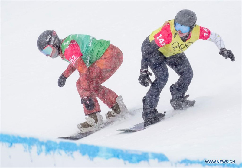 (BEIJING 2022) L'or pour les Etats-Unis dans l'épreuve de snowboardcross en équipe mixte I