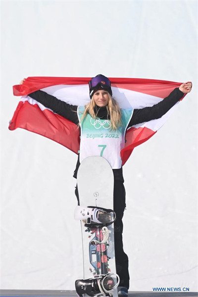 (BEIJING 2022) L'or pour Anna Gasser en snowboard big air féminin, la Chinoise Rong Ge en cinquième place