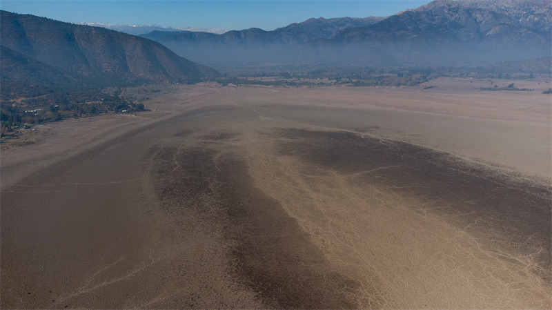 La plus grande lagune naturelle du Chili s'est complètement asséchée