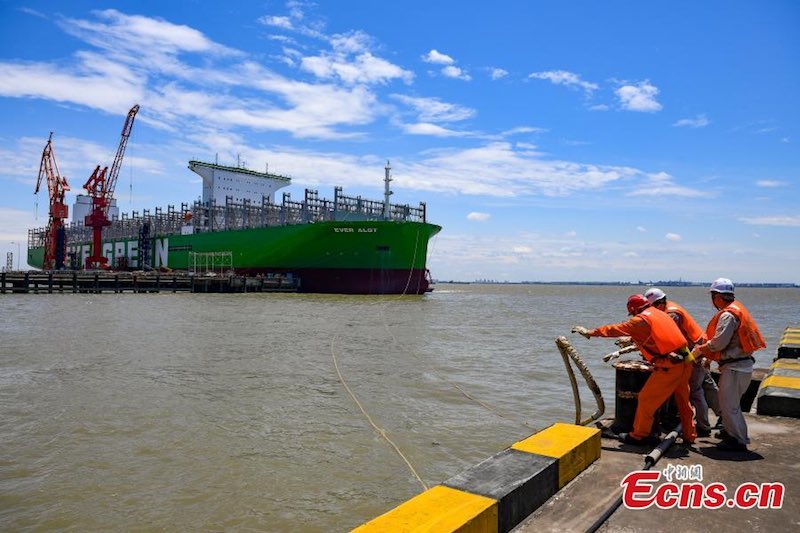Une entreprise de construction navale reprend la production à Shanghai