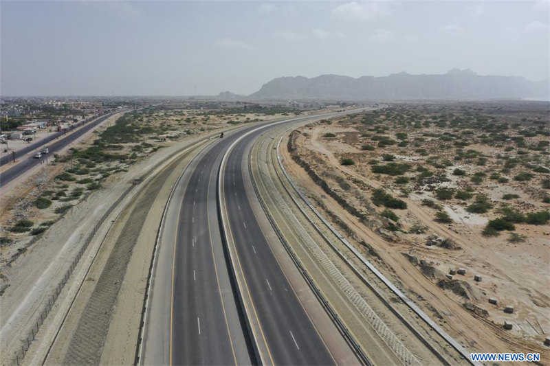 Inauguration de l'autoroute Eastbay du port de Gwadar au Pakistan, financée par la Chine
