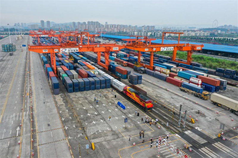 Chine : nouveau service de transport international à Chongqing