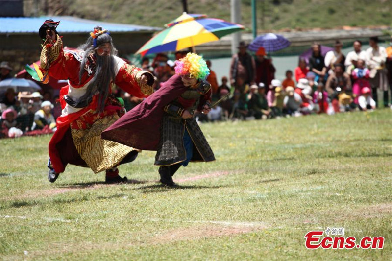 La troupe d'opéra tibétain a mis en scène la plus longue épopée du monde