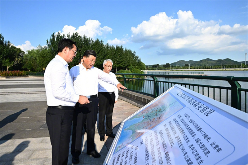 Xi Jinping inspecte la ville de Jinzhou dans le nord-est de la Chine