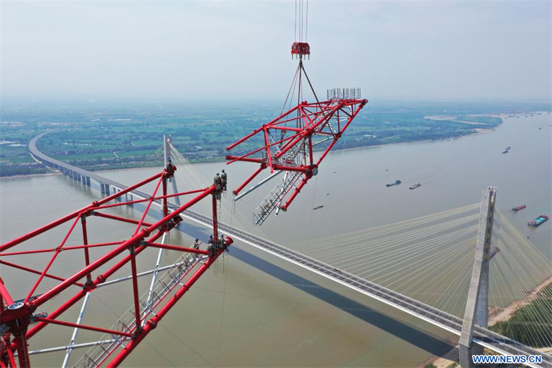Chine : projet de transmission d'électricité ouest-est à Tongling dans l'Anhui