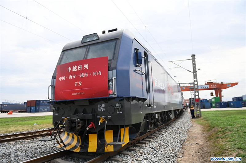 Une nouvelle ligne de fret ferroviaire relie le Shaanxi au Vietnam