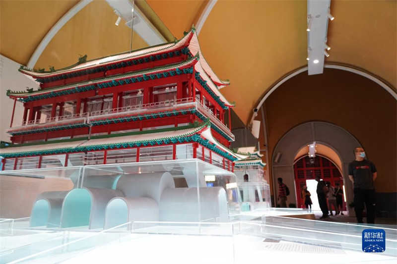 Beijing : ouverture de l'exposition « histoire du temps » au rez-de-chaussée de la Tour du Tambour