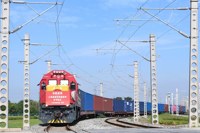 Le 10.000e train de fret Chine-Europe de l'année 2022 arrive en Allemagne