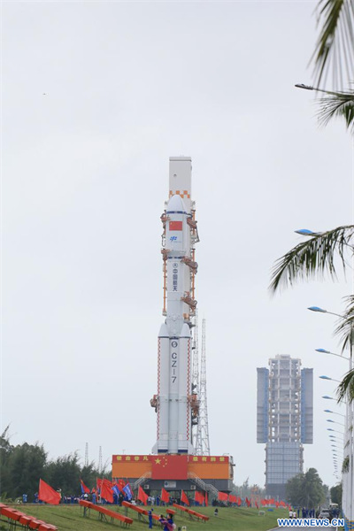 La Chine se prépare à lancer le vaisseau spatial cargo Tianzhou-5