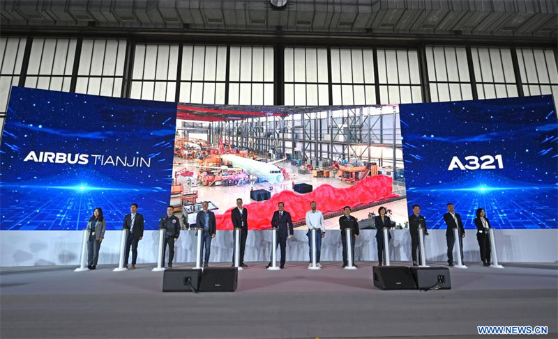 Airbus renforce sa capacité de production dans son usine à Tianjin en lançant les avions A321