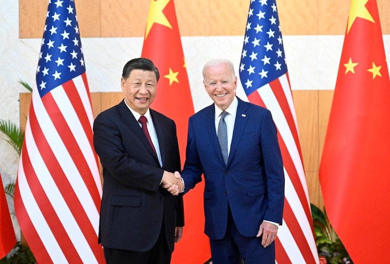 Xi rencontre Biden à Bali en Indonésie