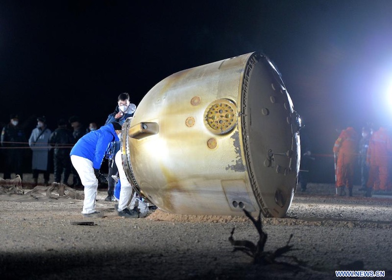 La capsule de retour de Shenzhou-14 atterrit en toute sécurité