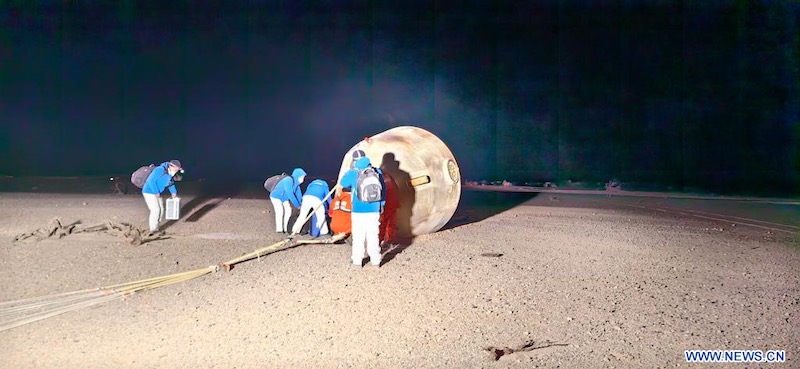 La capsule de retour de Shenzhou-14 atterrit en toute sécurité