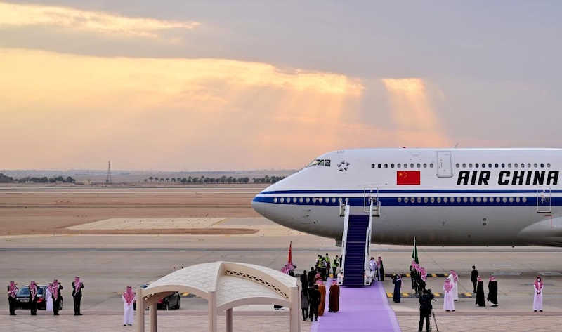 Arrivée du président chinois à Riyad pour le Sommet Chine-Etats arabes, le Sommet Chine-CCG et une visite d'Etat