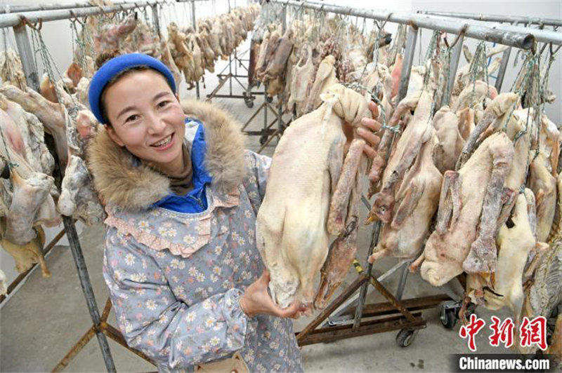 Anhui : le parfum de la viande en conserve accueille la nouvelle année à Huainan