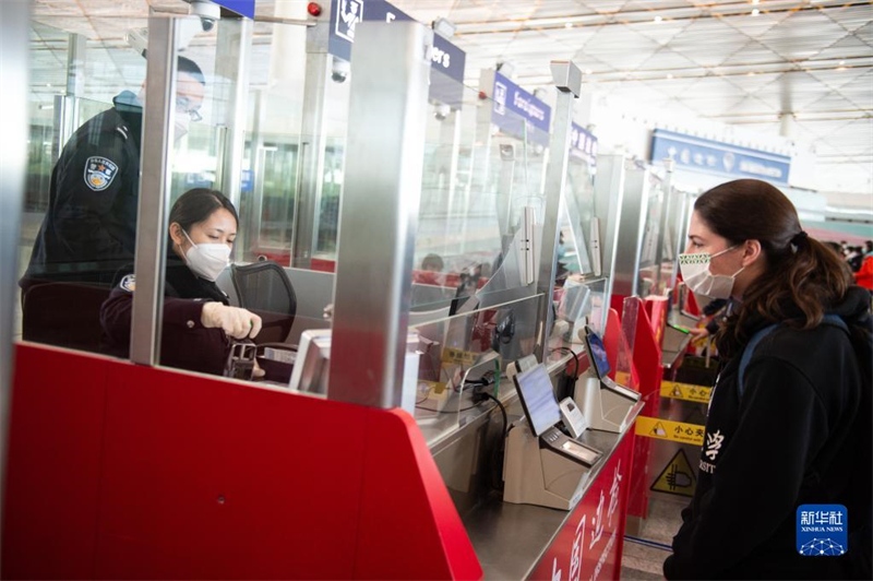 Reprise du service de la zone d'entrée de l'aéroport international de Beijing Capitale