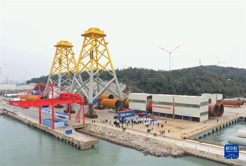 Début de la construction de la phase 2 du champ éolien de Liu'ao, dans la province du Fujian