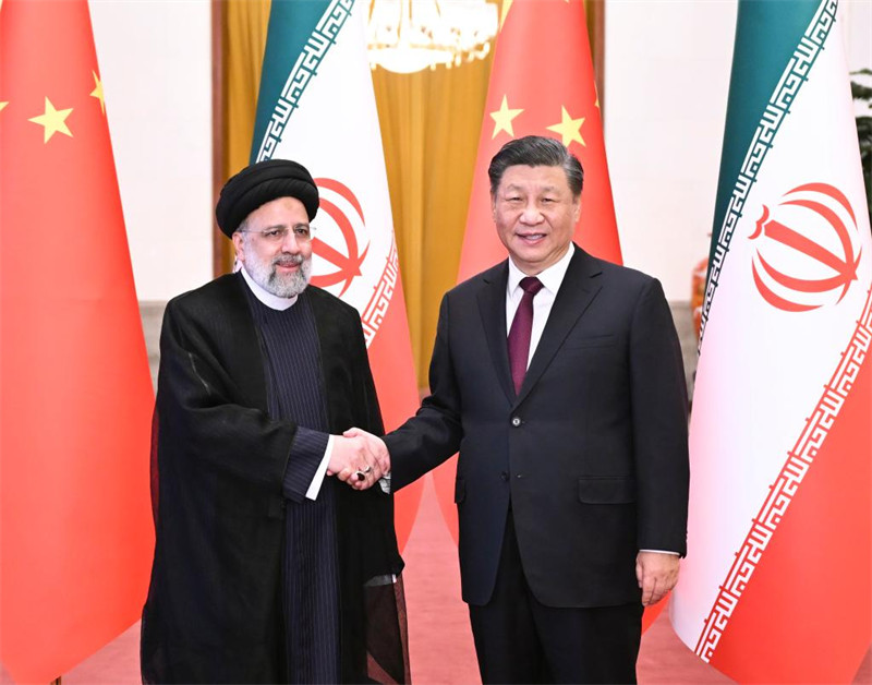 Xi Jinping s'entretient avec le président iranien