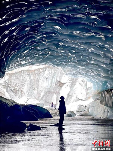 Tibet : une grande grotte de glace d'environ 165 mètres de long découverte dans le comté de Bianba, à Qamdo